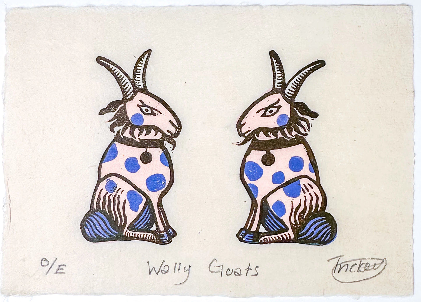 Wally Goats mini print