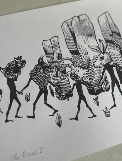 The Ritual I riso print