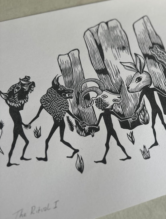 The Ritual I riso print