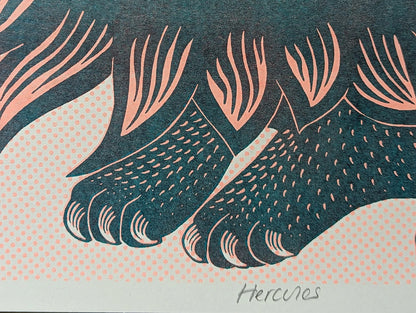 Hercules A3 riso print